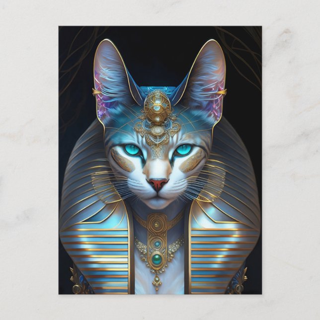 Postal cat bust cool (Anverso)