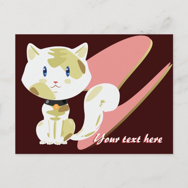 Postal Cat Calico (Anverso)
