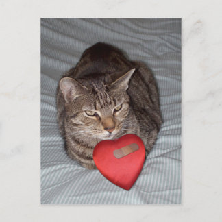 Postal Cat Heart Bandaid