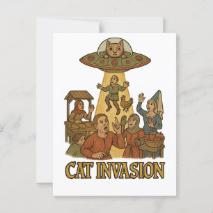 Postal Cat Invasion UFO