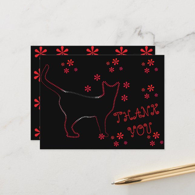 POSTAL CAT LLINE ART (Anverso/Reverso In Situ)