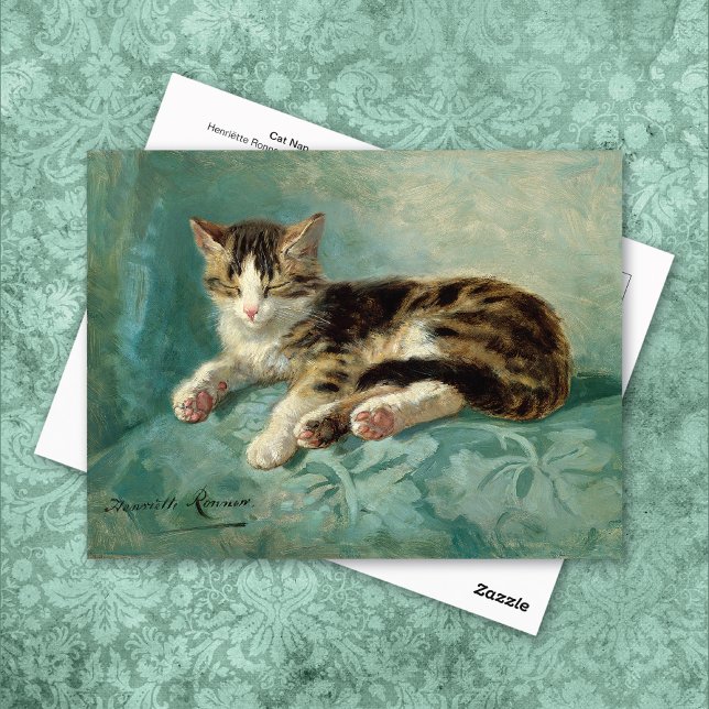 Postal Cat Nap Henriëtte Ronner-Knip (Subido por el creador)