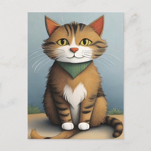 Postal Cat personalizado (Anverso)