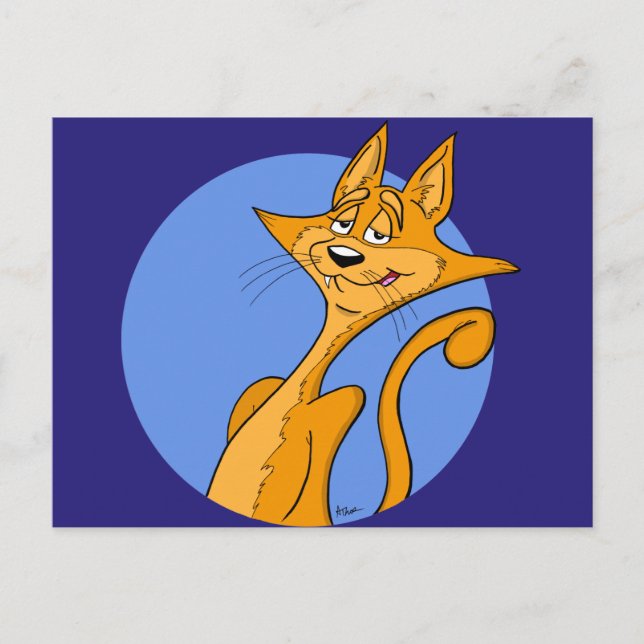Postal Cat Personalizado de Guay (Anverso)