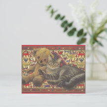 CAT PINTADO POSTCARD