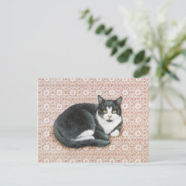 POSTAL CAT PINTADO POSTCARD