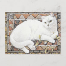 CAT PINTADO POSTCARD