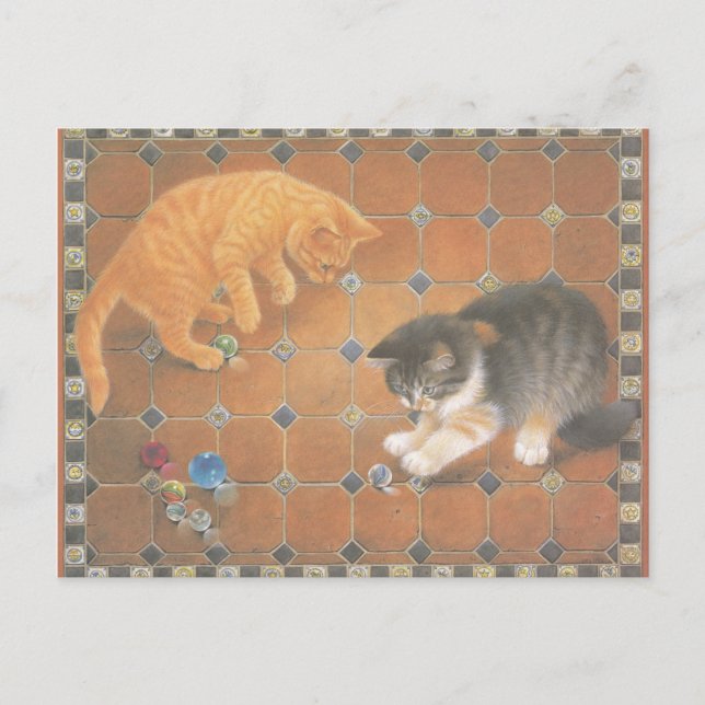 POSTAL CAT PINTADO POSTCARD (Anverso)