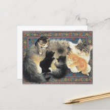 CAT PINTADO POSTCARD