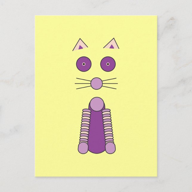 Postal CAT púrpura (Anverso)