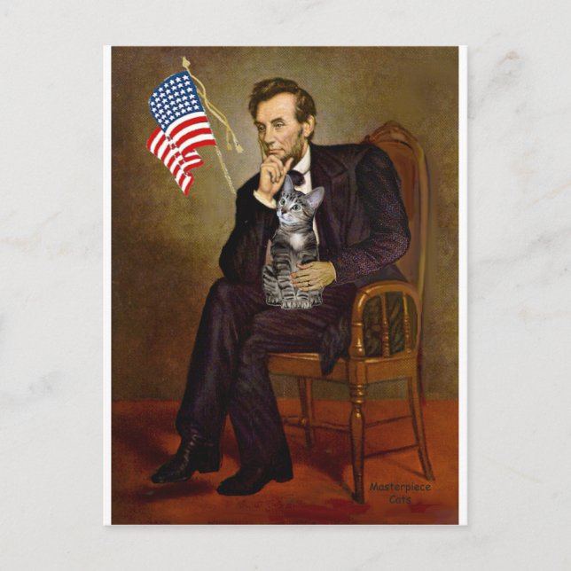 Postal CAT (Tabby2) - Lincoln (Anverso)