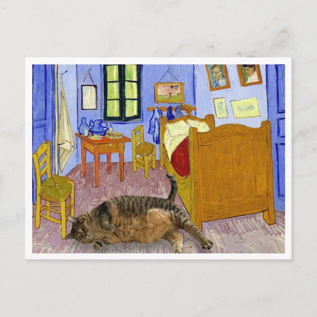 Postal Cat Van Gough (Anverso)