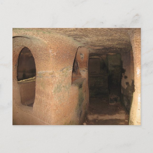 Postal Catacumbas de Malta (Anverso)