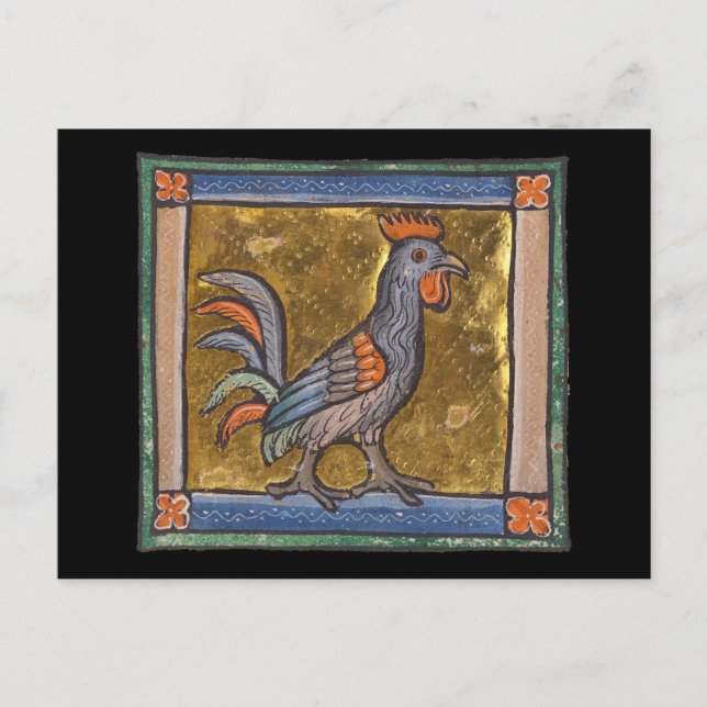 Postal Catálogo Bestiario Medieval c. 1270 (Anverso)
