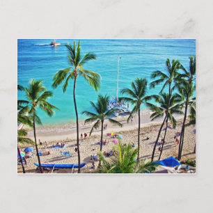 Postal Catamarán de Waikiki