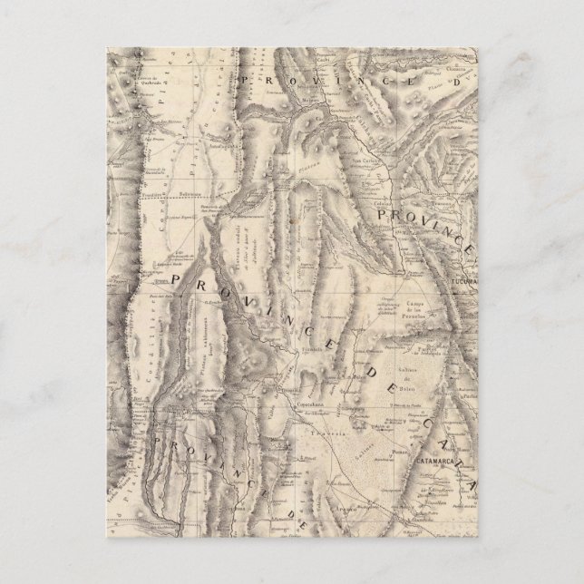 Postal Catamarca en Tucuman (Anverso)
