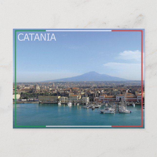 Postal Catania - Italia (Anverso)