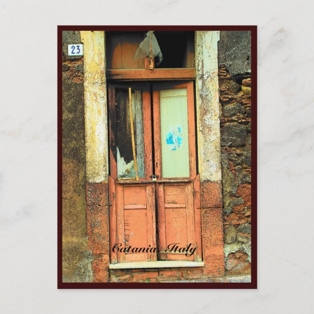 Postal Catania. Italia (Anverso)
