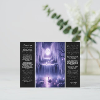 Postal Catarata de Desiderata: Cae el corazón salvaje