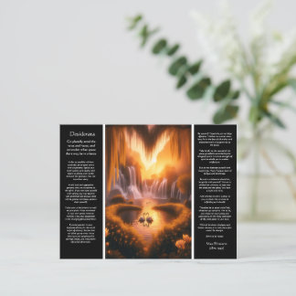 Postal Catarata de Desiderata: Luminoso corazón salvaje