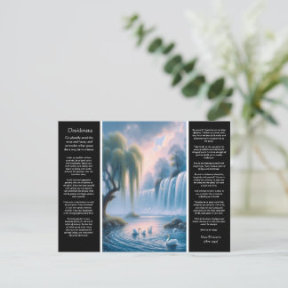 Postal Catarata de Desiderata: Movimiento Serene Pastel