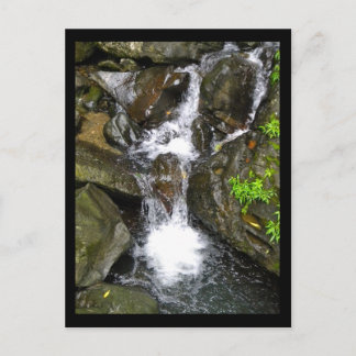 Postal Catarata de El Yunque sobre la selva tropical