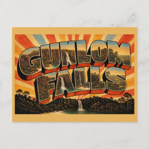 Postal Catarata del Escarpado de Gunlom NT Australia