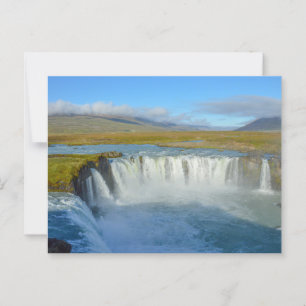 Postal Catarata Godafoss, Islandia