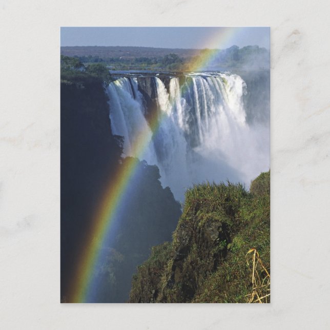 Postal Cataratas África, Zimbabue, Victoria (Anverso)