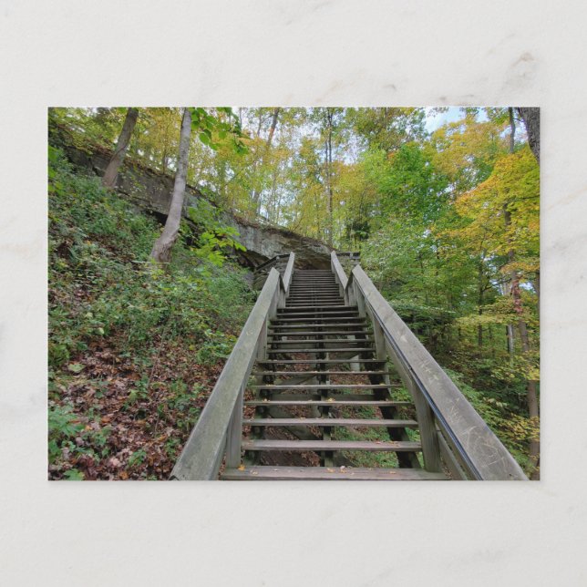 Postal Cataratas Brandywine, Parque Nacional del Valle de (Anverso)