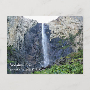 Postal Cataratas Bridalveil, Parque Nacional Yosemite, CA