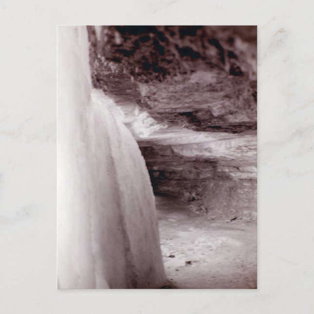 Postal Cataratas congeladas (Anverso)