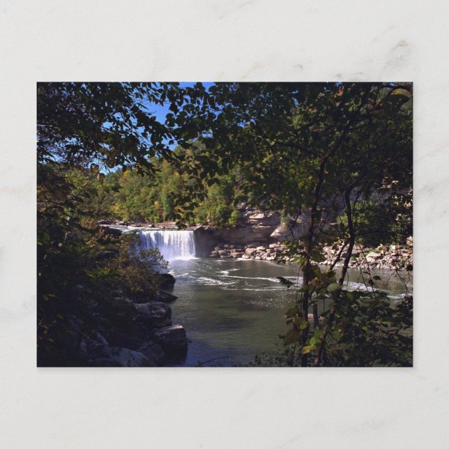 Postal Cataratas Cumberland, Corbin, Kentucky (Anverso)
