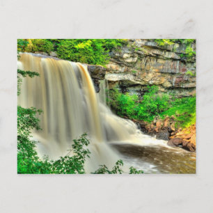 Postal Cataratas de agua negra, Virginia Occidental