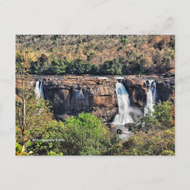 Postal Cataratas de Athirappilly, Panchayath, Kerala, Ind (Anverso)