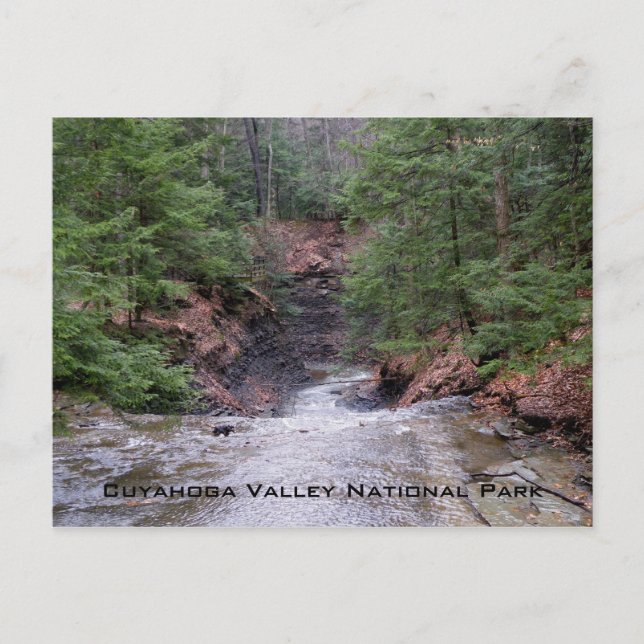 Postal Cataratas de Bridalveil (Anverso)