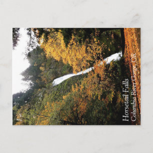 Postal Cataratas de cola de caballo, Oregón