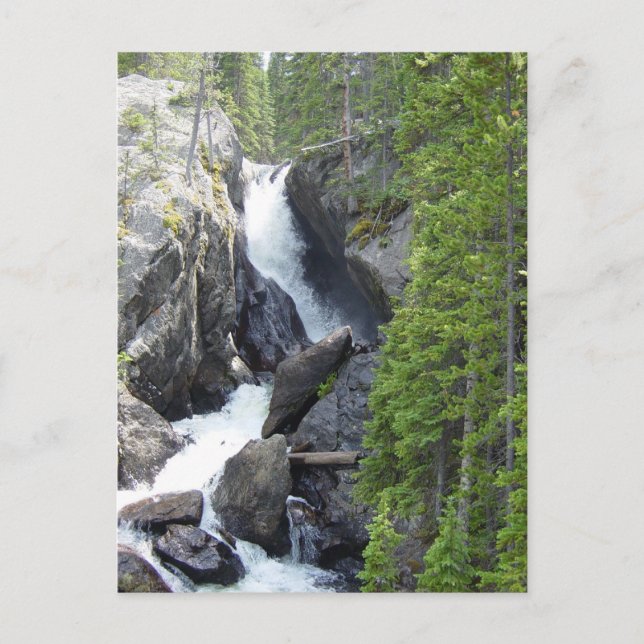 Postal Cataratas de Colorado Rawah (Anverso)