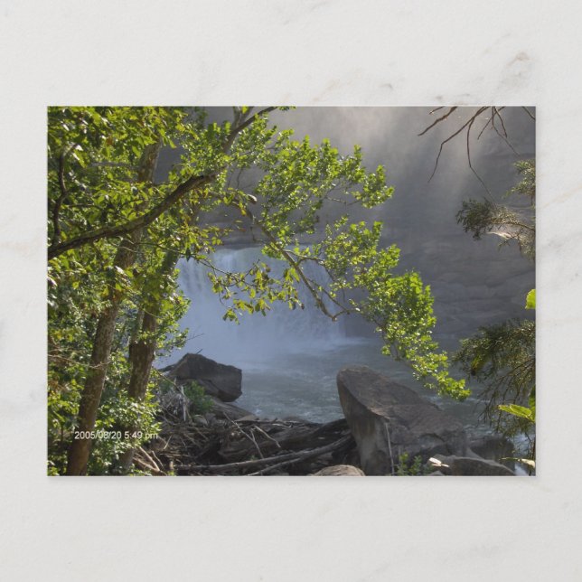 Postal Cataratas de Cumberland (Anverso)