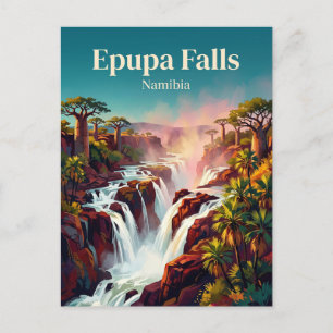 Postal Cataratas de Epupa Namibia