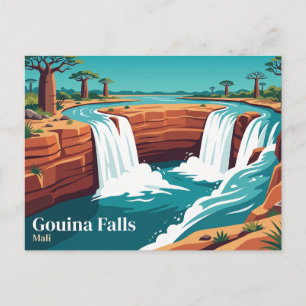 Postal Cataratas de Gouina Malí