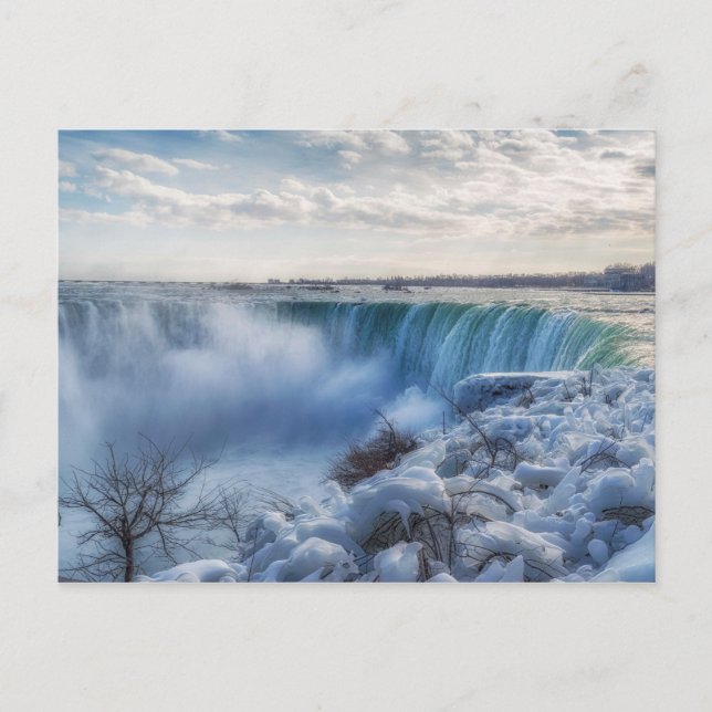 Postal Cataratas de Icy Niagara (Anverso)