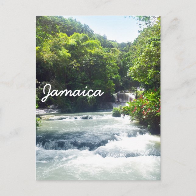 Postal Cataratas de Jamaica (Anverso)
