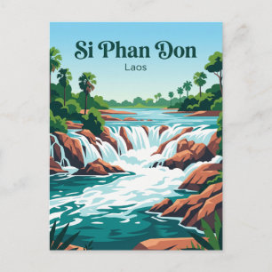 Postal Cataratas de Khone Phapheng Laos