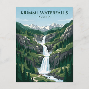 Postal Cataratas de Krimml Austria