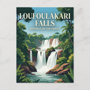 Postal Cataratas de Loufoulakari República del Congo