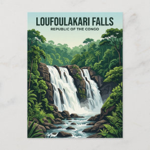 Postal Cataratas de Loufoulakari República del Congo