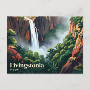Postal Cataratas de Manchewe Malawi
