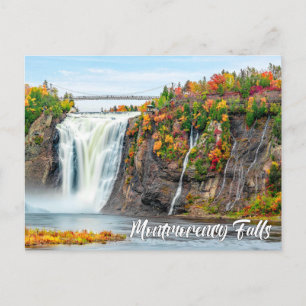 Postal Cataratas de Montmorency, Ciudad de Quebec, Canadá