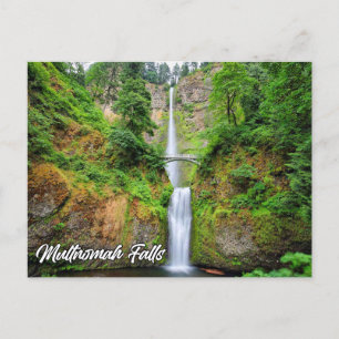 Postal Cataratas de Multnomah, desfiladero del río Columb